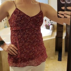 Ruffled tank top